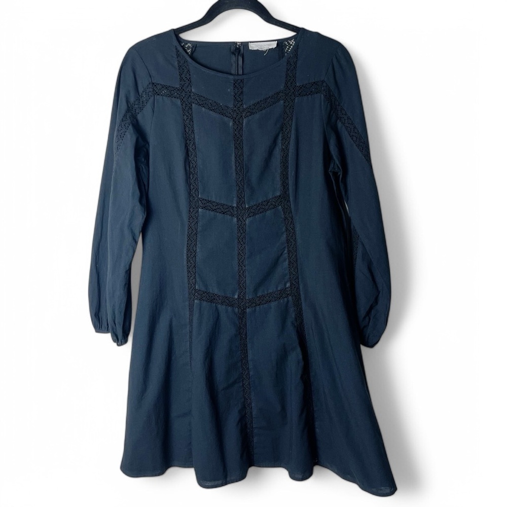 Outerknown - Women’s 100% Organic Cotton Eliott Knee Length Dress‎ Black - Sz. S